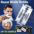 Pack of 10 to 200 Super Stainless Razor Blades Double Edge for Shaving Use - 100PCS