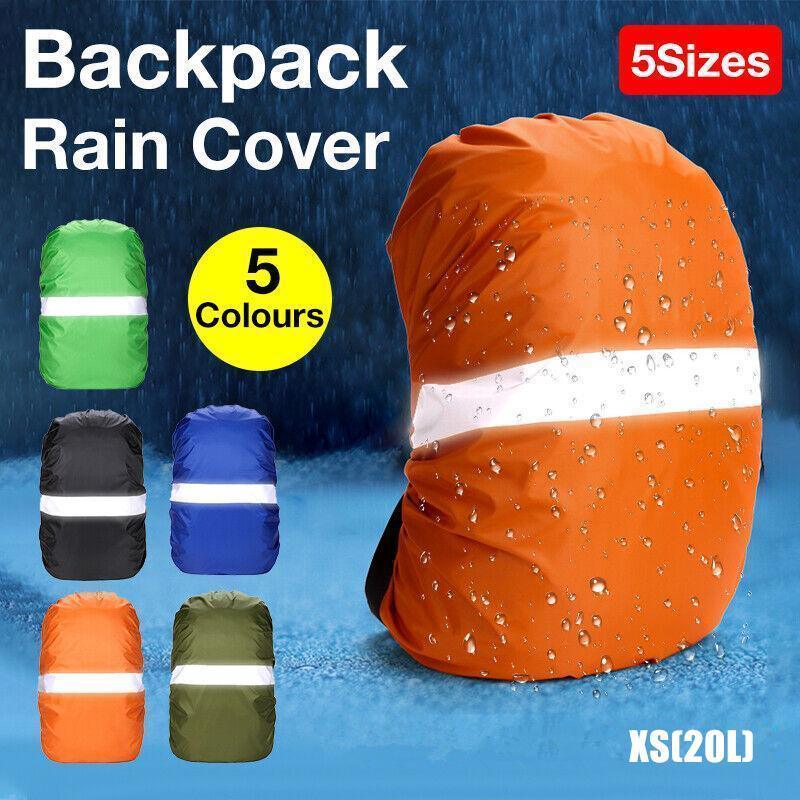 XS Outdoor Foldable Backpack WaterProof Rain Cover Rucksack Camping Travel Bag - Army Green