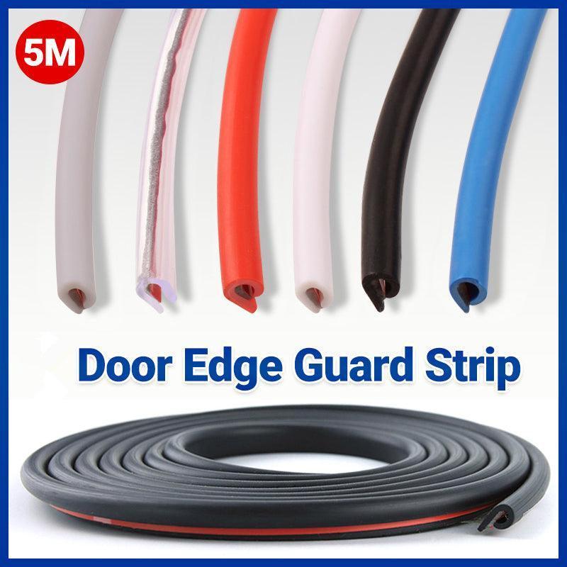 5m Car Door Edge Protector Strip Anti-Scratch Protection Rubber Trim Seal - White