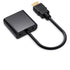 Jasoz 1080P Hdmi Male To Vga Female Video Adapter Cable Converter Chipset - Black