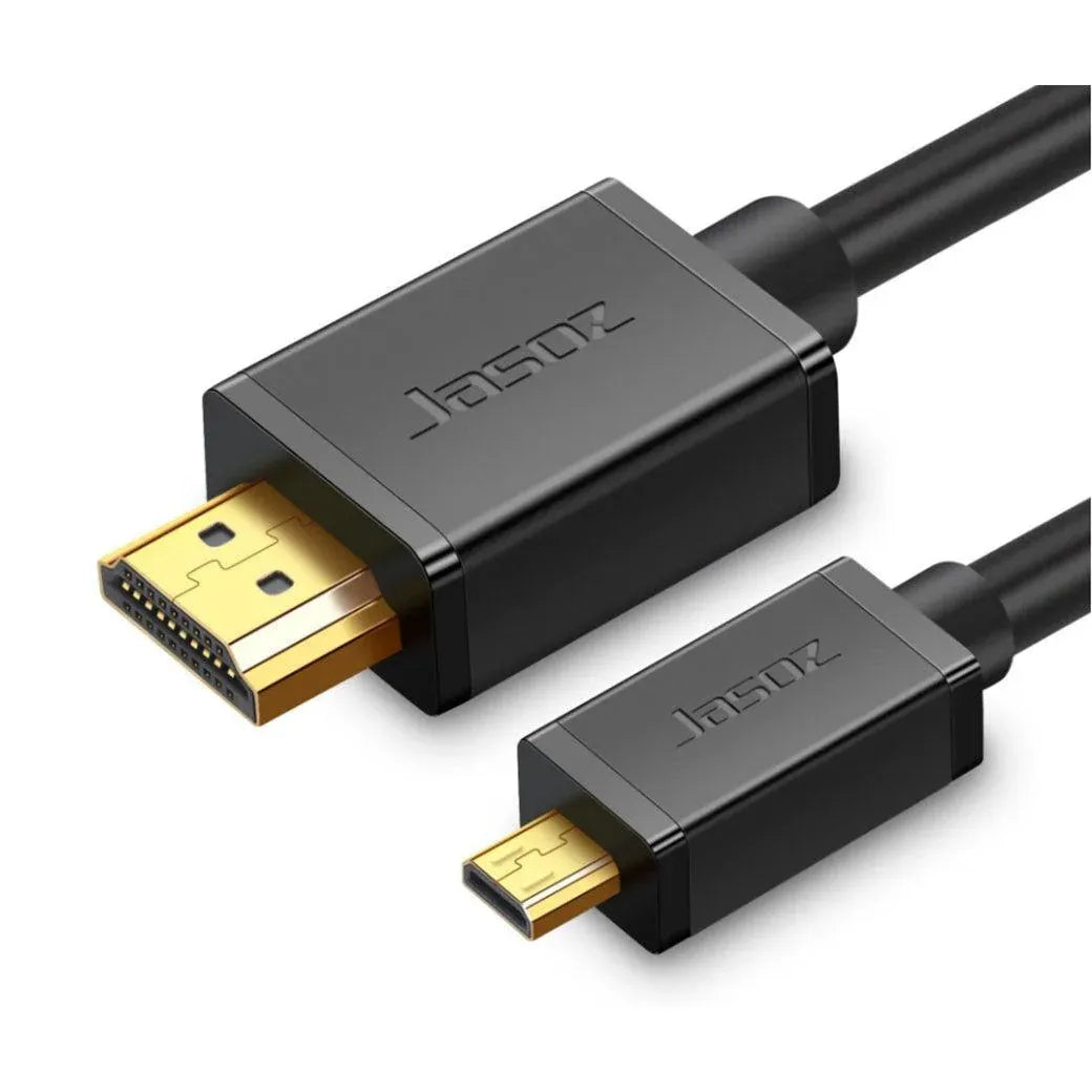 Micro HDMI to HDMI Cable Type D Male Jasoz Gold Plated Full HD 1080P Digital - 1.5 m