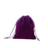 50X Small Velvet Cloth Drawstring Bags Gift Bag Jewelry Ring Pouch Earring Favor 9x12 - Purple
