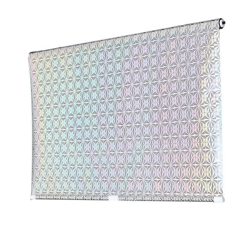 Silver Roller Blinds Suction Cup Sunshade Blackout Curtains Car Home Window Curtains - 40 X 60 CM