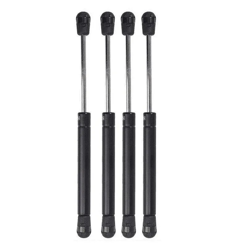 4PCS 80N Gas Strut Kitchen Cabinet Cupboard Door Hinges Stays - Black