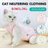 Pet Cat Postoperative Recovery Suit Pet Surgery Clothing Sterilization Weaning Green - XL(Bust: 50cm Length: 41cm)