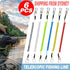 6X Fishing Lanyards Boating Ropes Kayak Secure Pliers Lip Grips Tackle Fish Tool - Multicoloured