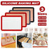 New Non-Stick Silicone Baking Mat Large Scale Cake Emarle Silicon Bakeware Dough - Red 2PCS(2*60X40CM)