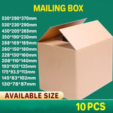 3-Layer Mailing Box Carton Small Medium Large Cardboard Parcel Boxes - Carton - 193x105x135mm