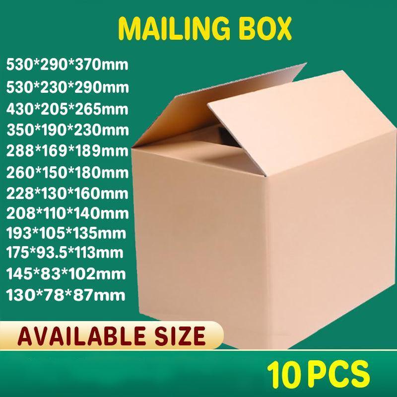 3-Layer Mailing Box Carton Small Medium Large Cardboard Parcel Boxes - Carton - 193x105x135mm