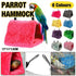 Pet Bird Parrot Parakeet Budgie Warm Hammock Cage Hut Tent Bed Hanging Cave - Green