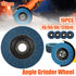 10pcs Flap Disc 40/60/80/120 Grit Angle Grinder Wheel Set Durable Sanding Tool - 40 Grit