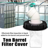 Plastic Drum Cover Filter Lid Cap Ton Barrel Cover Universal Threaded Seal Top