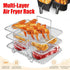 304 Stainless Steel Multi Layer Detachable Air Fryer Mesh Thickened Grill Shelf
