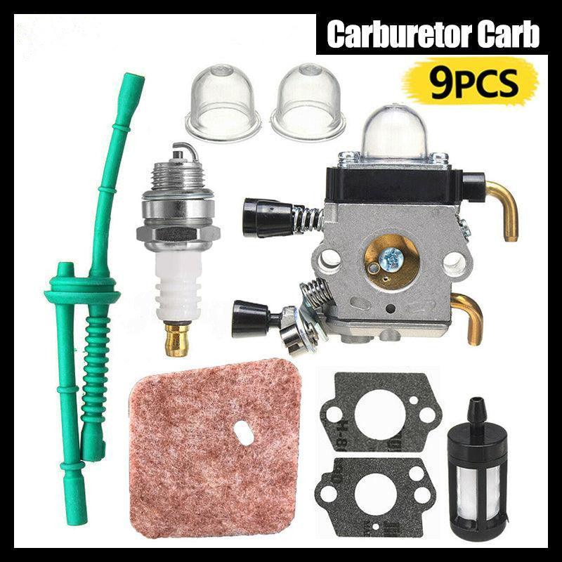 Carburetor Carb Air Fuel Filter Set For Stihl Fs38 Fs45 Fs46 Fs55 Fs80 Fs85 Km55