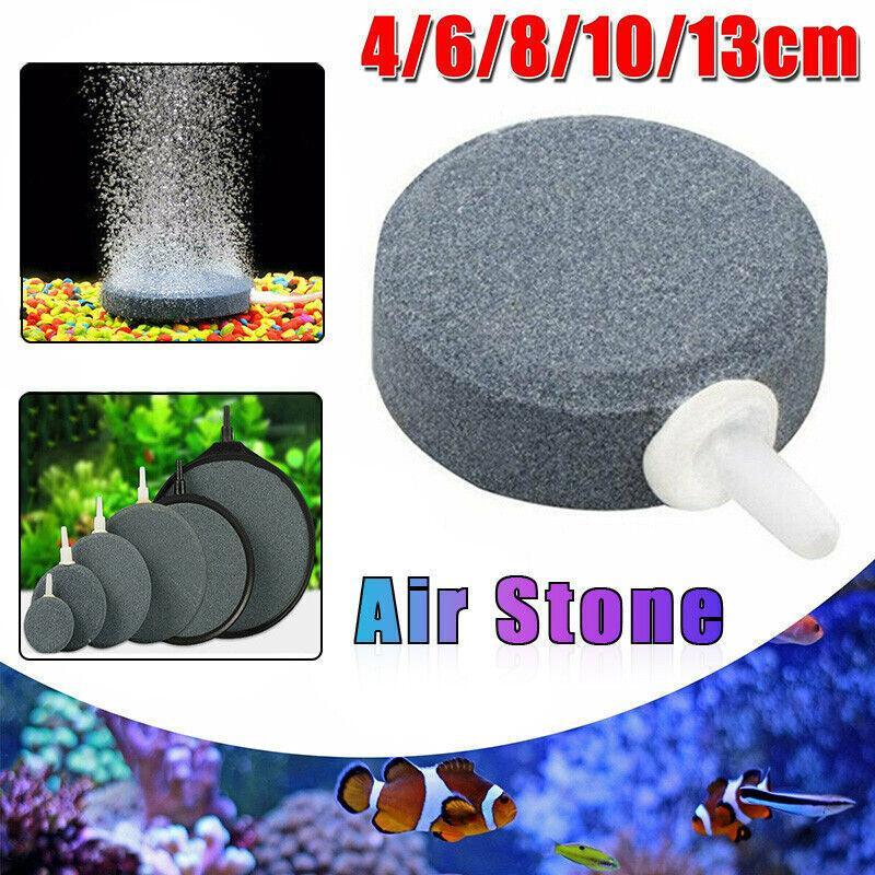 Round Air Stone Disk Bubble Diffuser Airstone Hydroponics Aquarium Fish Tank - 4cm