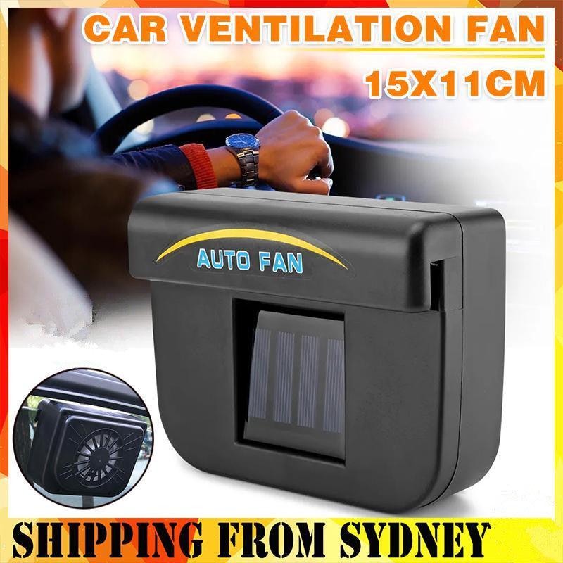 Solar Power Air Vent Vehicle Car Window Fan Auto Ventilator