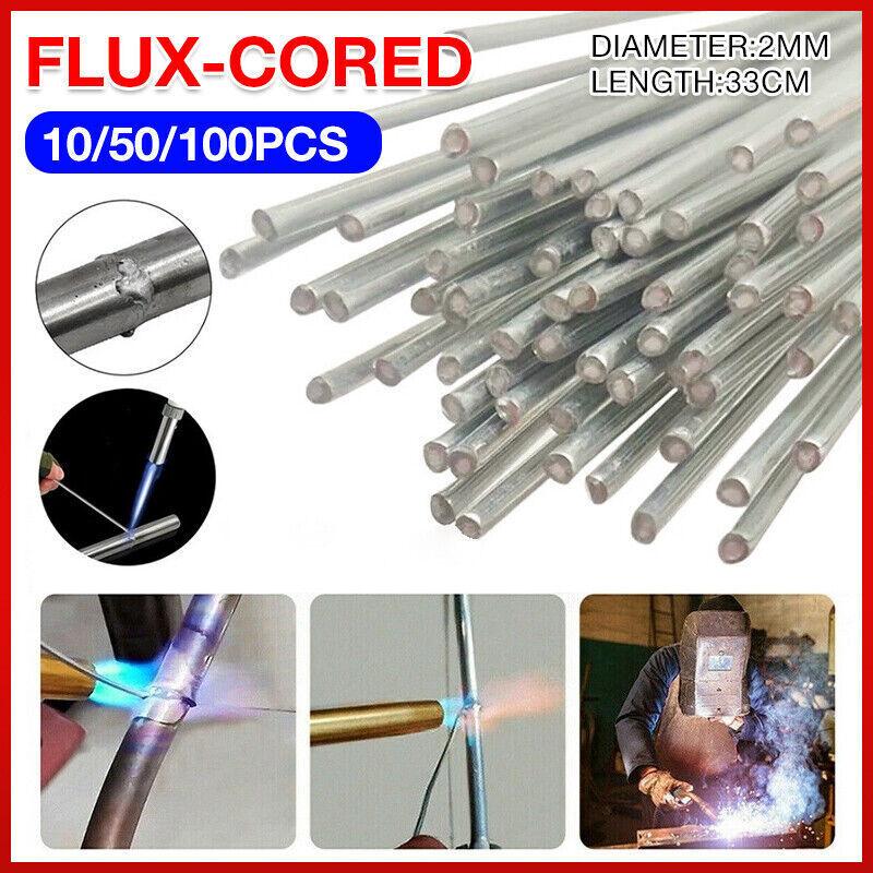 10-50X Aluminium Low Temp Welding Rods Durable Flux Cored Brazing Repair Sticks - 2*330mm 10PCS
