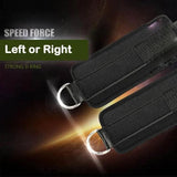 Aolikes Weight Lifting Ankle D-Ring Strap Cable Kickbacks Attachment Gym Leg - Left+Right