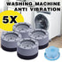 5Pcs Anti Vibration Feet Pad Mats Washing Machine Non Slip Shock Proof Laundry