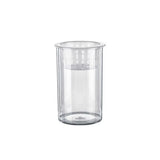 Hydroponic Plant Vase Cylindrical Straight Design Fish Tank for Home Decor - 20cmx10cm