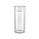 Hydroponic Plant Vase Cylindrical Straight Design Fish Tank for Home Decor - 25cmx10cm