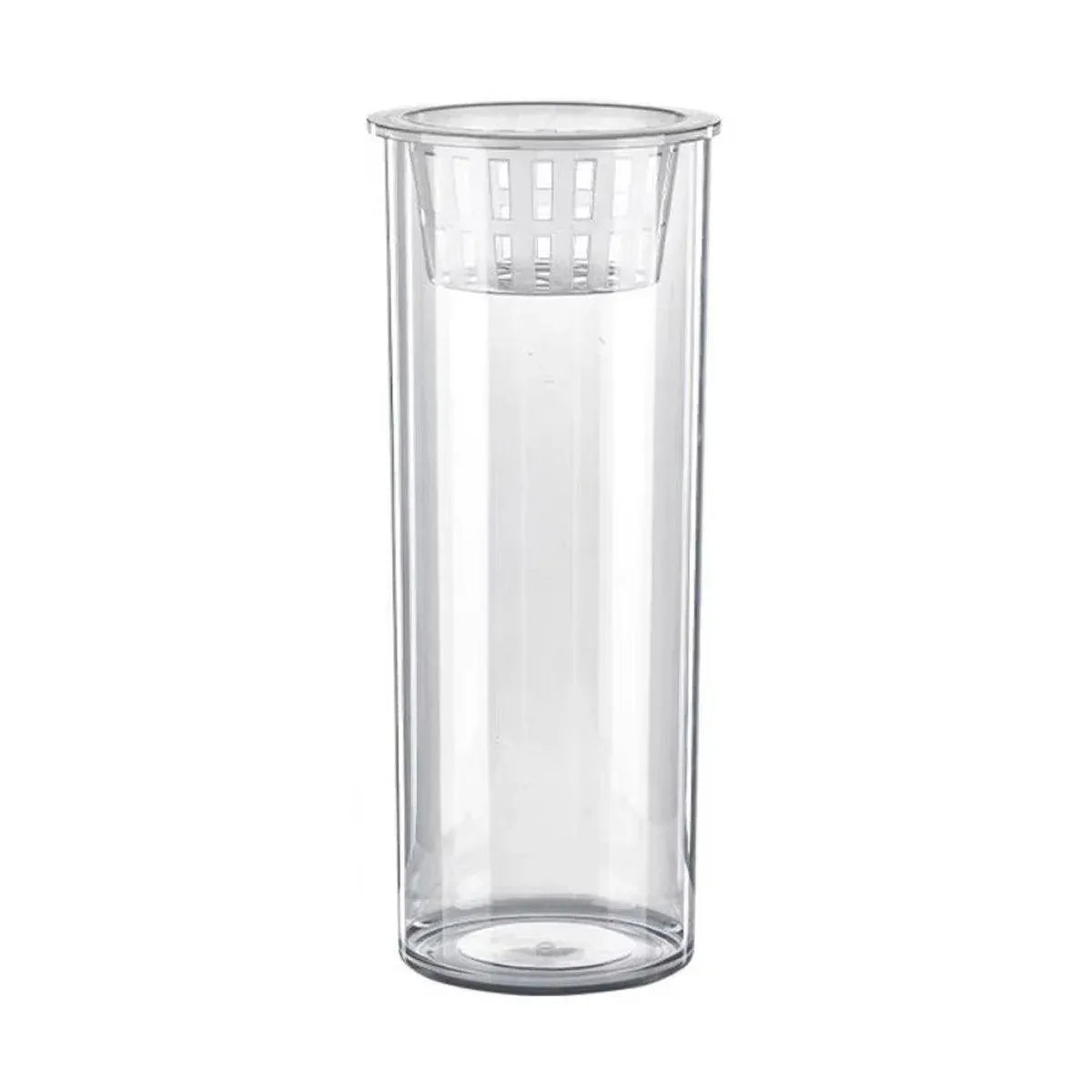 Hydroponic Plant Vase Cylindrical Straight Design Fish Tank for Home Decor - 30cmx10cm
