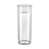 Hydroponic Plant Vase Cylindrical Straight Design Fish Tank for Home Decor - 30cmx10cm