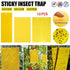 10PCS Yellow Sticky Paper Insect Trap Catcher Killer Fly Aphids Wasp - 25x20cm