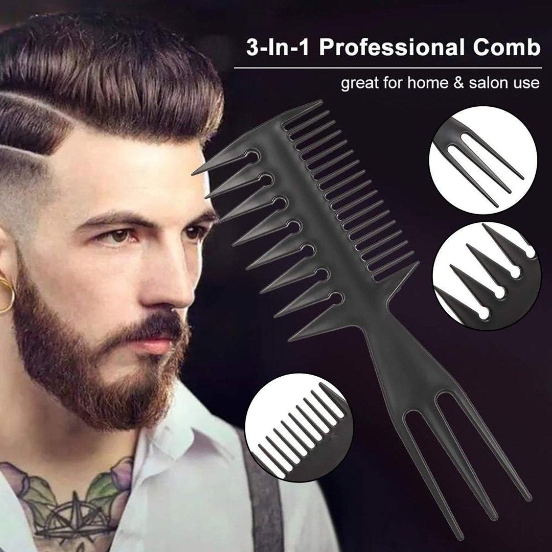 3 in 1 Hair Comb Styling Tool for Salon and Home Use Professional Quality