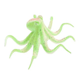 Glowing Aquarium Ornament Simulation Octopus Fish Squid Fish Tank Decoration - Green