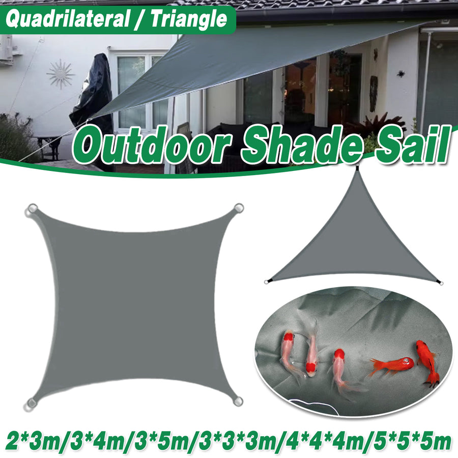 Waterproof Outdoor Shade Sail Garden Sun Canopy UV Protection Patio Awning Cloth - 3x5m Quadrilateral