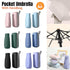 Portable Compact Five-Fold Umbrella UV Sun Protection Travel Manual Umbrella - Green