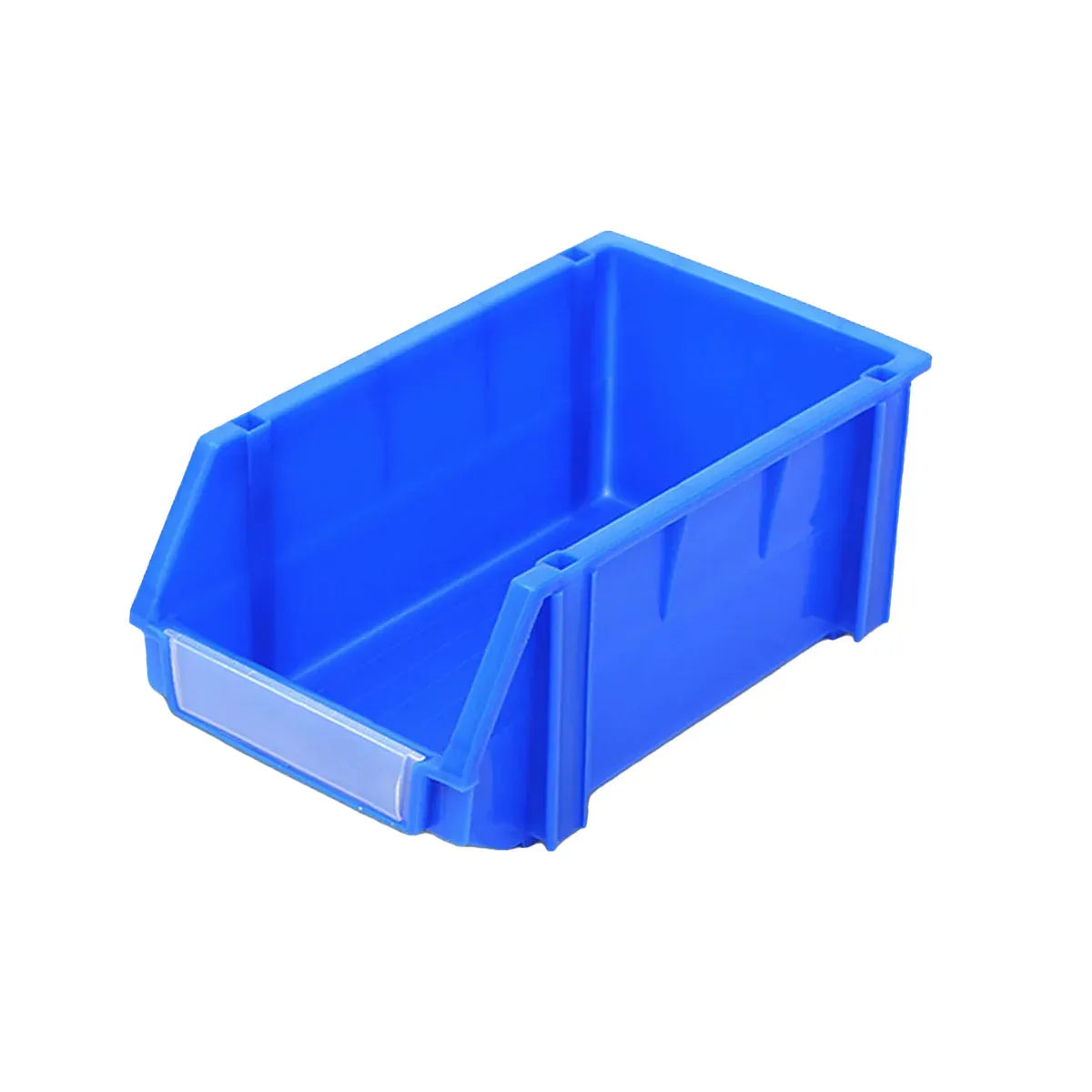 2PCS Thickened Slanted Plastic Storage Box for Screws Nuts Crafts Storage Use - Blue