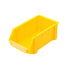 2PCS Thickened Slanted Plastic Storage Box for Screws Nuts Crafts Storage Use - Yellow