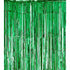 Metallic Tinsel Curtain Foil Backdrop Function Party Decoration Birthday Event - Avocado Green