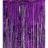 Metallic Tinsel Curtain Foil Backdrop Function Party Decoration Birthday Event - Dark Purple