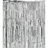 Metallic Tinsel Curtain Foil Backdrop Function Party Decoration Birthday Event - Silver