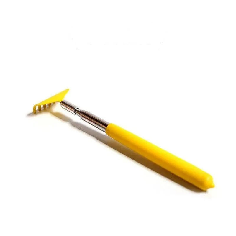 Back Scratcher Extendable Metal Claw Telescoping Backscratcher Massager Extend - Yellow