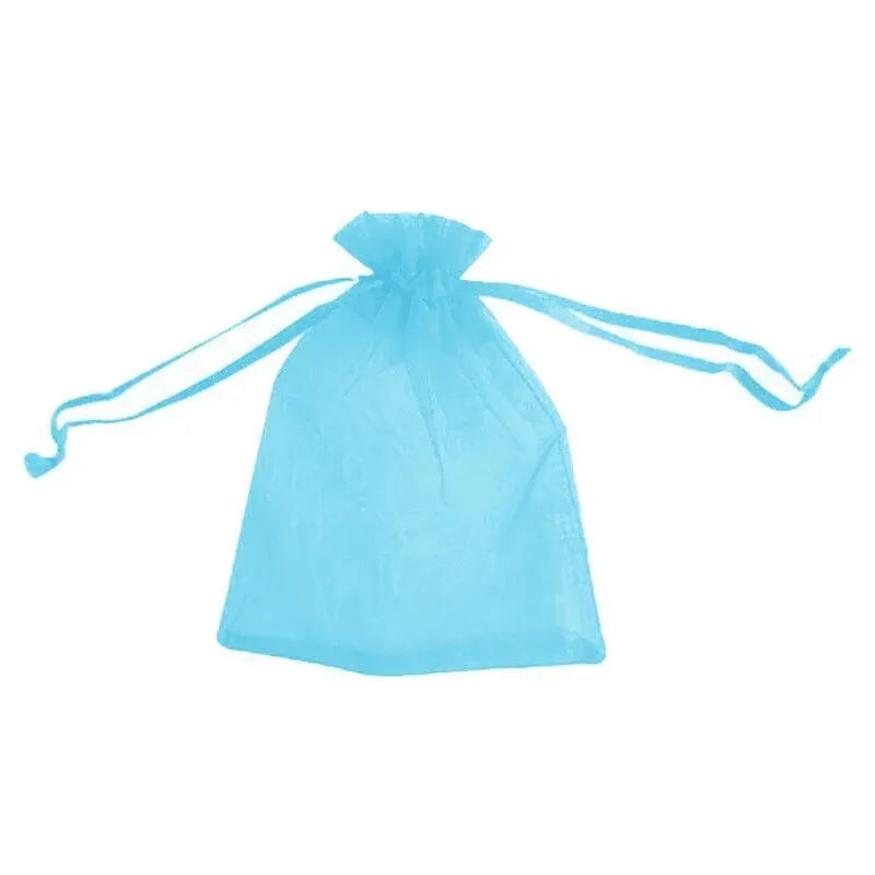 Organza Bag Sheer Bags Jewellery Wedding Candy Packaging Sheer Bags 13*18 cm - Lake Blue