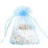 Organza Bag Sheer Bags Jewellery Wedding Candy Packaging Sheer Bags 13*18 cm - Light Blue