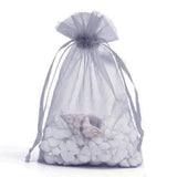 Organza Bag Sheer Bags Jewellery Wedding Candy Packaging Sheer Bags 13*18 cm - Grey
