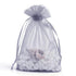 Organza Bag Sheer Bags Jewellery Wedding Candy Packaging Sheer Bags 13*18 cm - Grey
