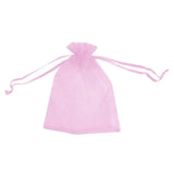 Organza Bag Sheer Bags Jewellery Wedding Candy Packaging Sheer Bags 13*18 cm - Pink