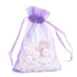 Organza Bag Sheer Bags Jewellery Wedding Candy Packaging Sheer Bags 13*18 cm - Purple