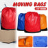 Waterproof Drawstring Moving Bag Large Packing Transfer Bag for Travel Storag - Orange