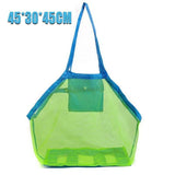 Mesh Beach Toy Bag Sand Away Tote for Swimming Pool Storage S or L Size - L