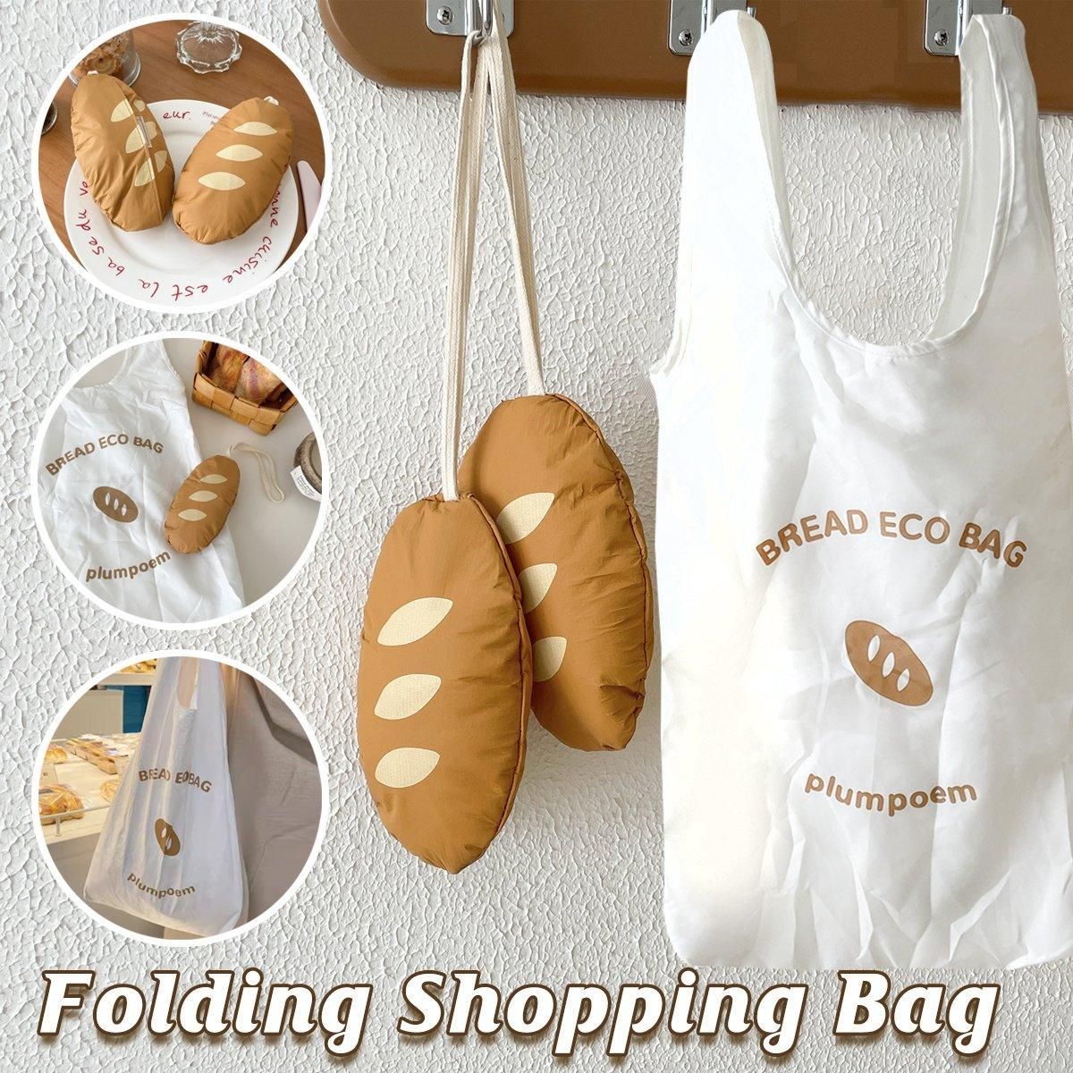 Foldable Large Capacity Reusable Shopping Bag Portable Tote Bag Cartoon Design