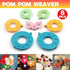 8Pcs Pompom Maker Kit 3.5/5.5/7/9Cm 4 Sizes Knitting L-Oom Diy Pom Pom Maker