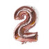 Rose Gold 32 Inch Foil Number Balloon 81cm Birthday Party Wedding Decoration - Rose Gold 2