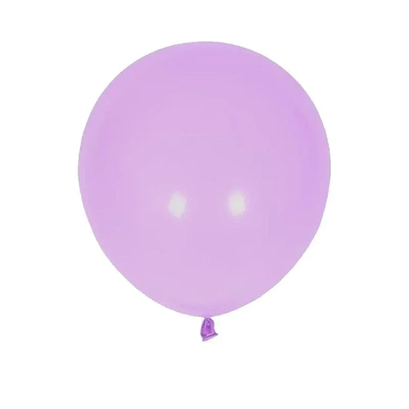 25cm Pastel Latex Balloons for Party Decoration Macaron Colour Helium Air Fill 10/100PCS - Dark Purple 100PCS